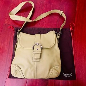 “Sold” Coach classic leather bag